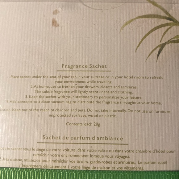 Sachet Lemongrass Fragrance Set of 6 from GC Signature - Picture 6 of 9
